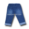 lastest design jeans pants elastic waist jeans